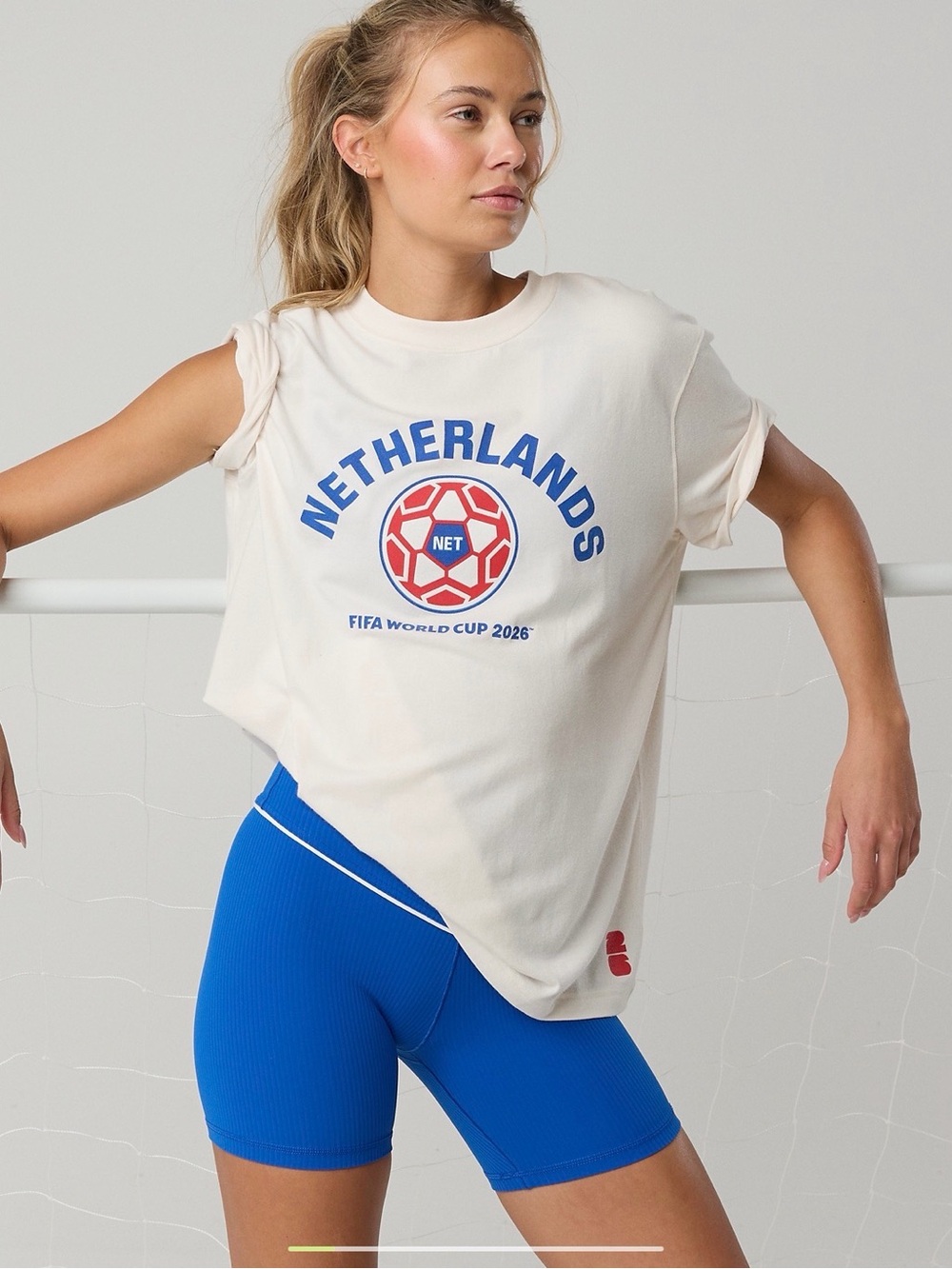 aerie World Cup FIFA Netherlands Graphic Oversized Tee